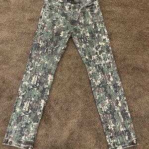 Purple Brand Camo Jeans Men Size 36 Slim Fit Distressed Factory Fade